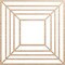 Ekena Millwork Raven Wood Fretwork Pierced Ceiling Medallion, Alder, 26"OD x 9 1/2"ID x 3/8"T CMWP26X26X0375RAAL - alternate 1
